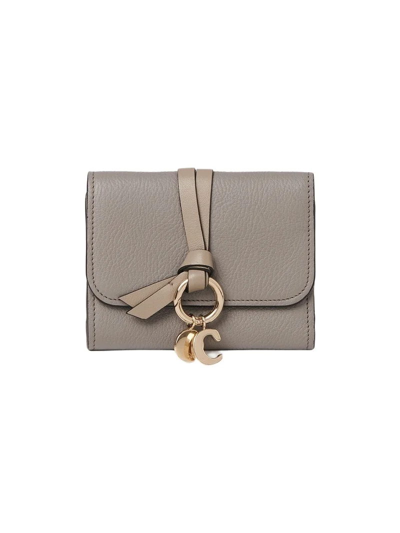 Chloé Small Alphabet tri-fold in grained leather