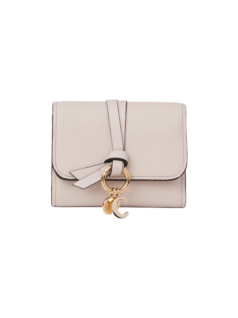 Chloé Small Alphabet tri-fold in grained leather