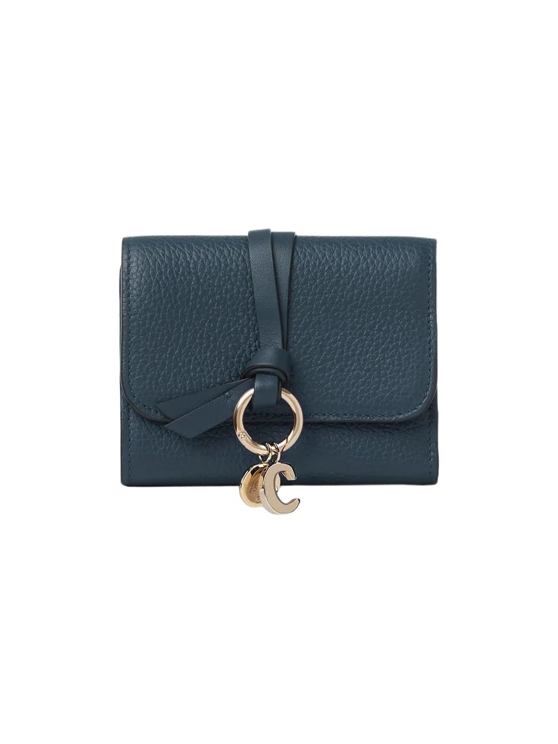 Chloé Small Alphabet tri-fold in grained leather