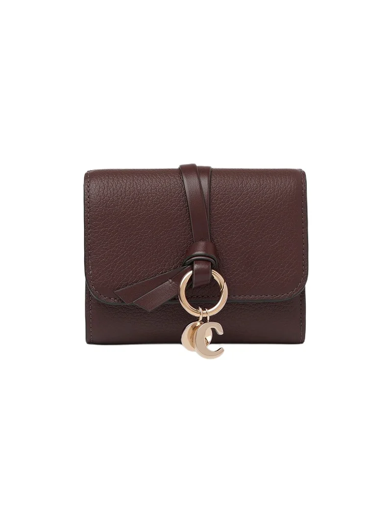 Chloé Small Alphabet tri-fold in grained leather