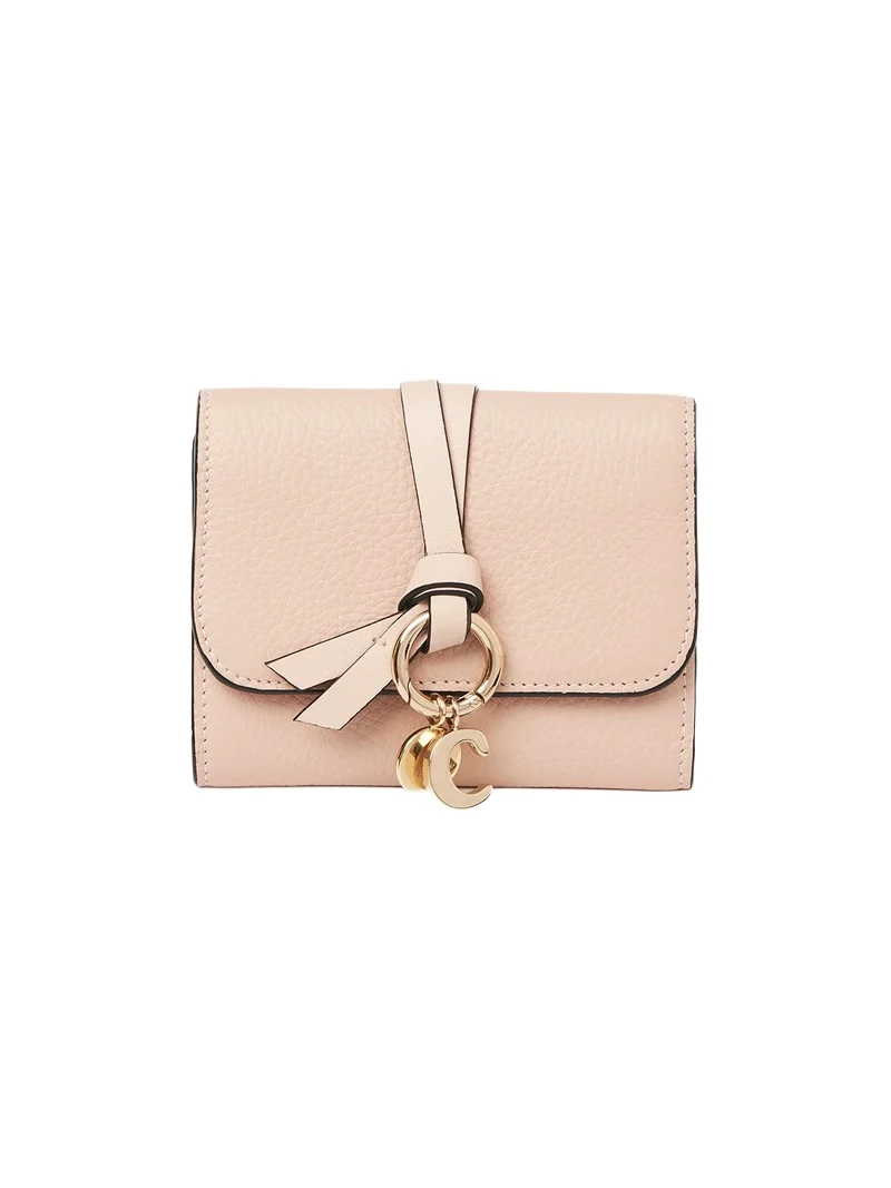 Chloé Small Alphabet tri-fold in grained leather