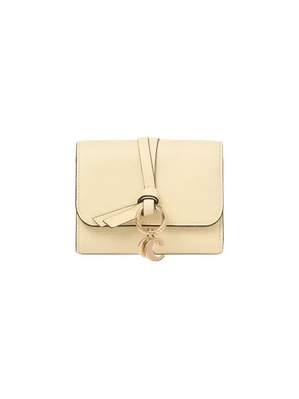 Chloé Small Alphabet tri-fold in grained leather