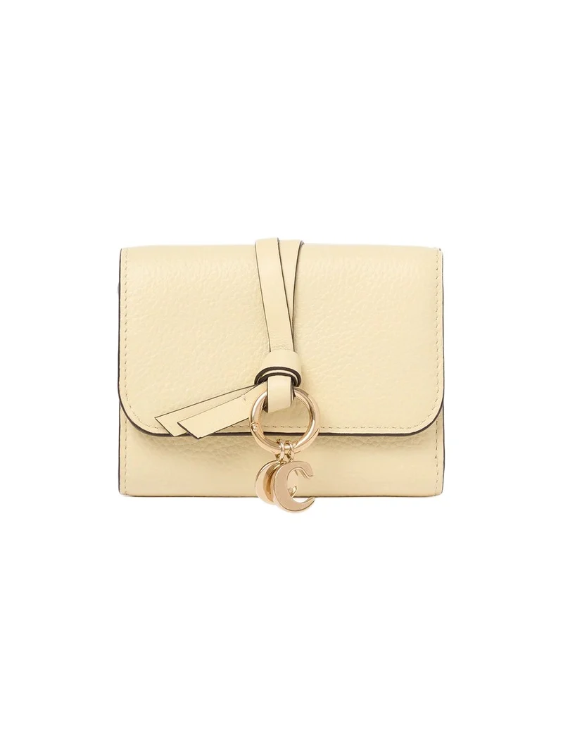 Chloé Small Alphabet tri-fold in grained leather