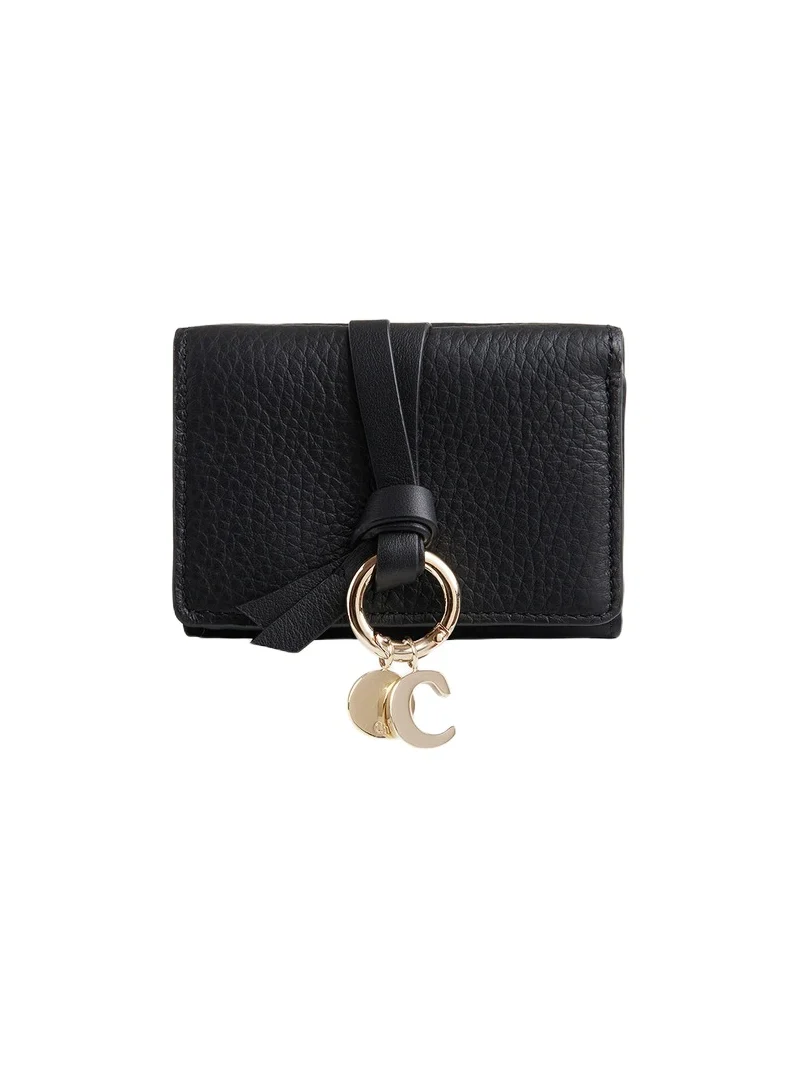 Chloé Mini Alphabet tri-fold in grained leather