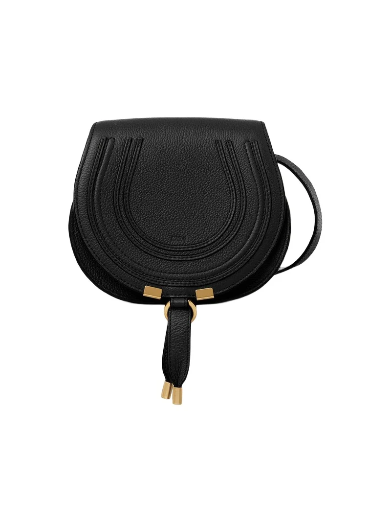 Chloé Small Marcie saddle bag in grained leather