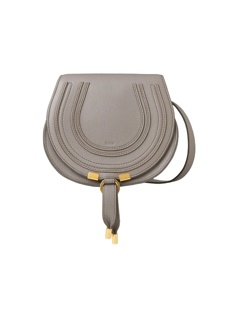 Chloé Small Marcie saddle bag in grained leather