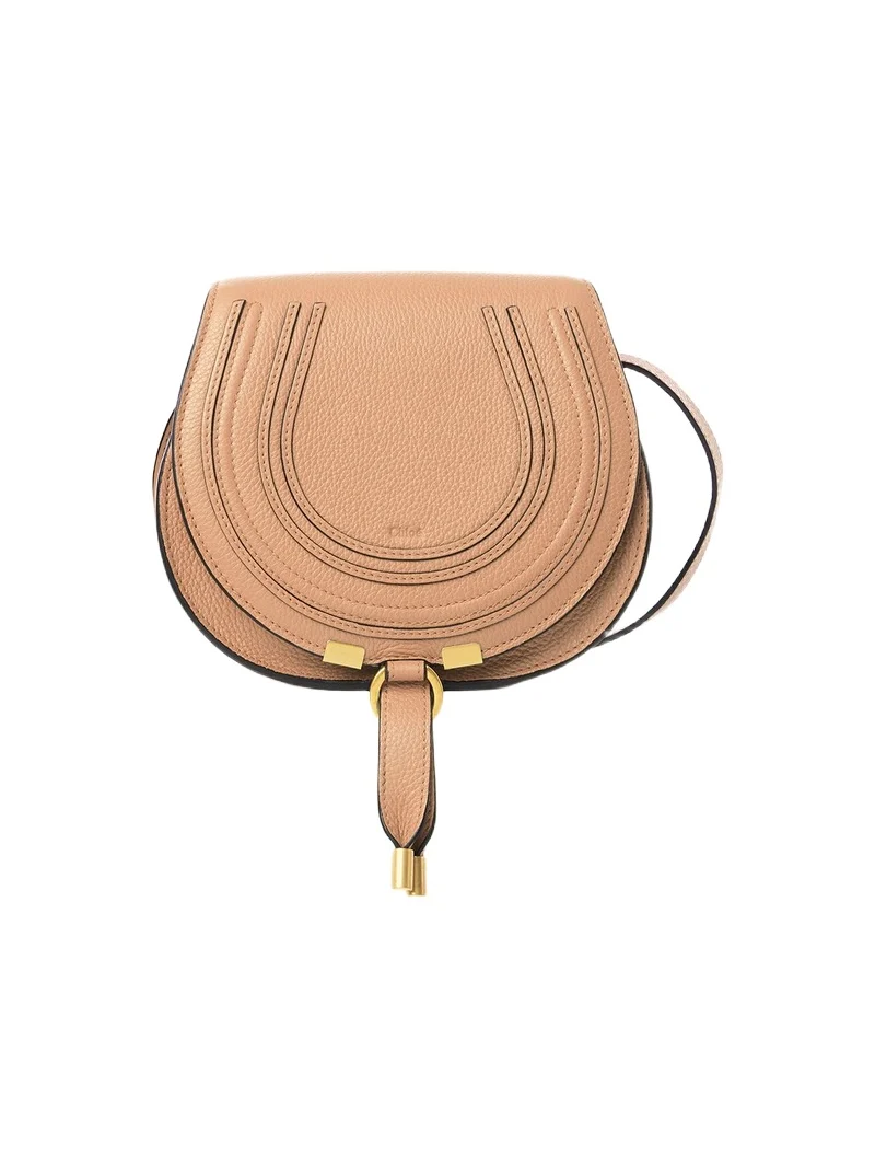 Chloé Small Marcie saddle bag in grained leather