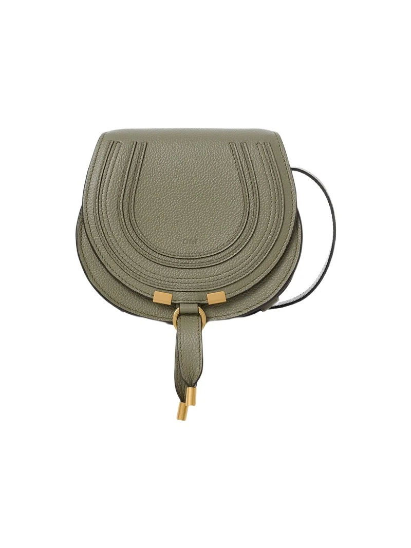 Chloé Small Marcie saddle bag in grained leather