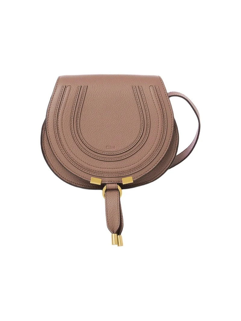 Chloé Small Marcie saddle bag in grained leather