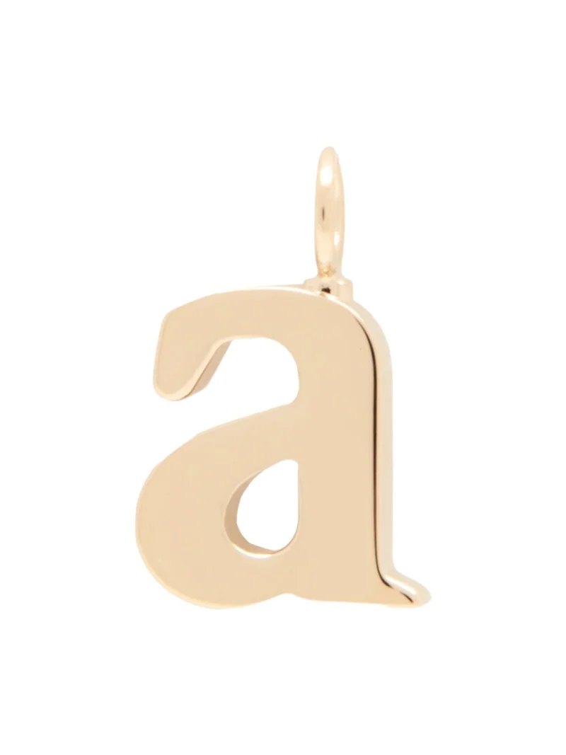 Chloé Alphabet letter A charm in brass