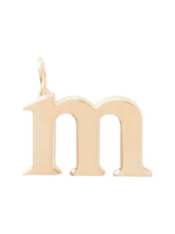 Chloé Alphabet letter M charm in brass