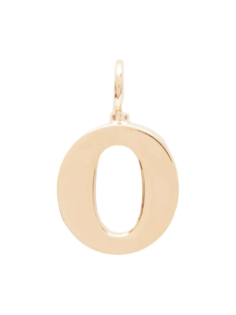 Chloé Alphabet letter O charm in brass