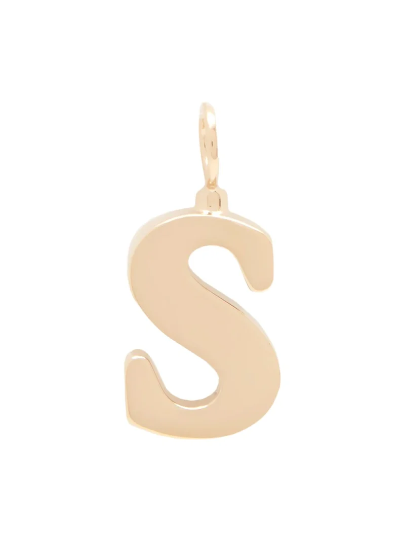 Chloé Alphabet letter S charm in brass