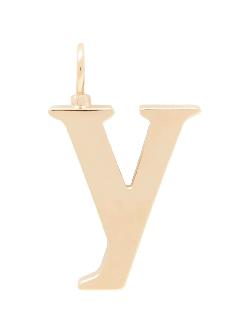 Chloé Alphabet letter Y charm in brass