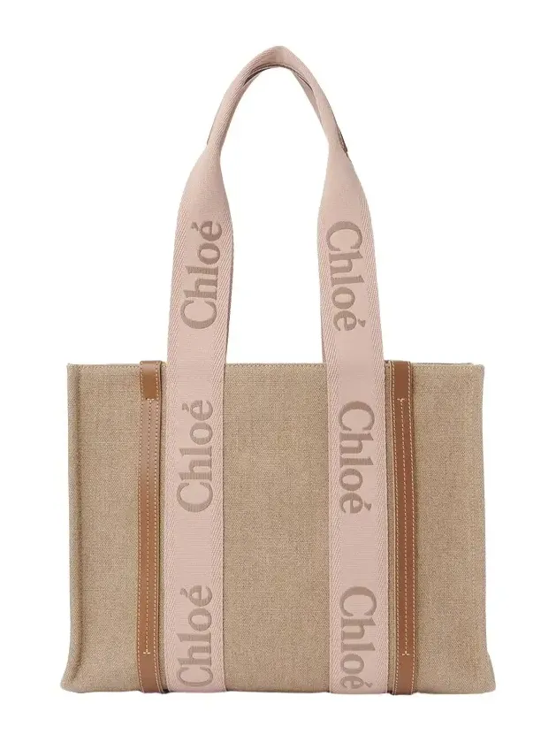 Woody tote bag in linen