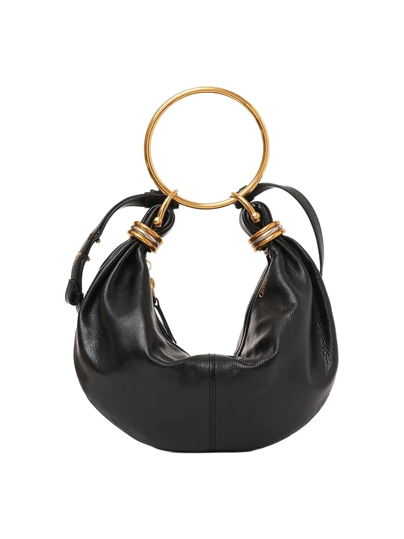Chloé Small Bracelet Hobo bag in grained leather