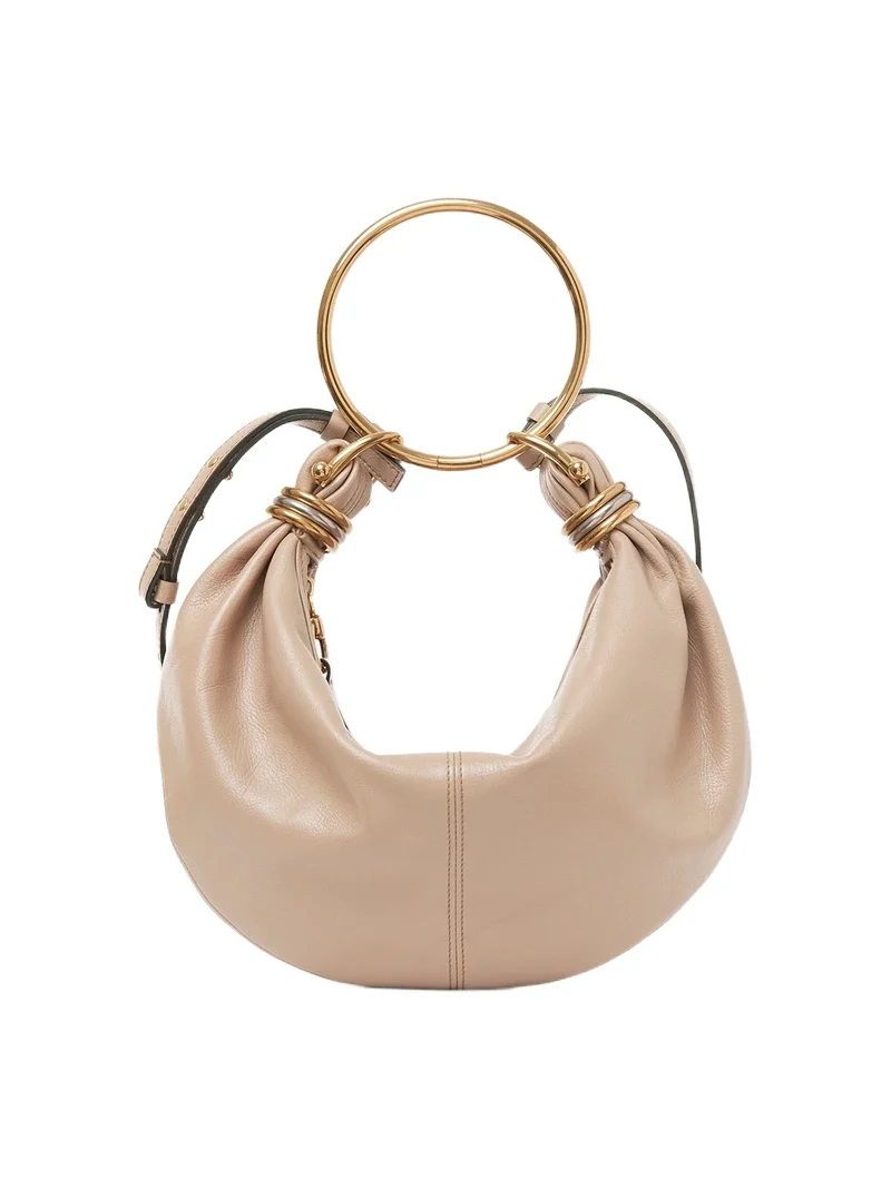 Chloé Small Bracelet Hobo bag in grained leather
