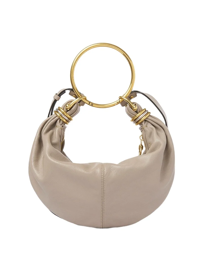 Chloé Small Bracelet hobo bag in grained leather