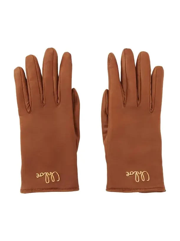 The Chloé Iconic gloves in leather
