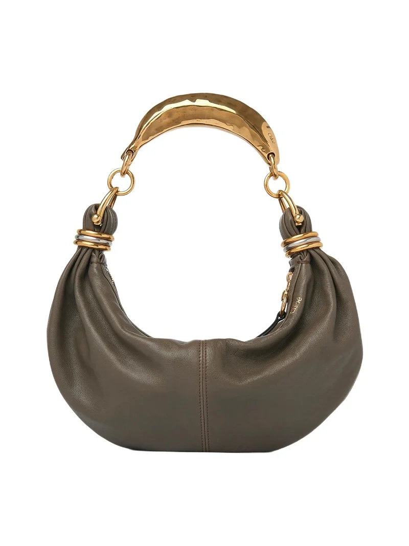Chloé Small Bracelet hobo Bag in grained leather