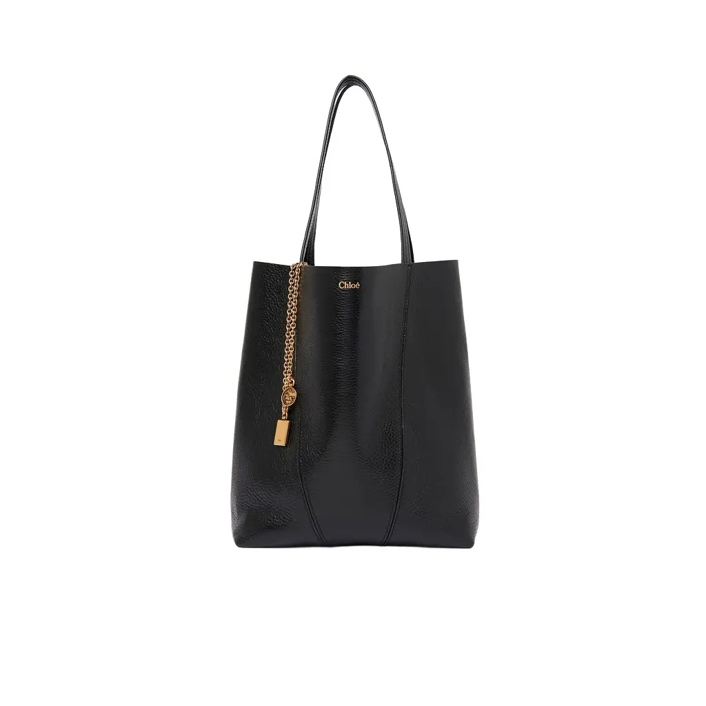 Chloé Chloé Spin tote bag in grained leather | Image 1 Chloé Chloé Spin tote bag in grained leather | Image 1