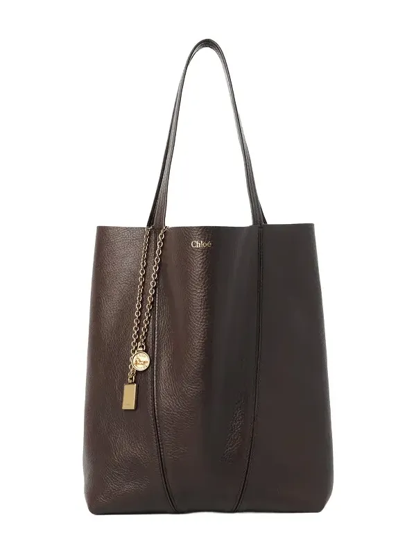 Chloé Spin tote bag in grained leather