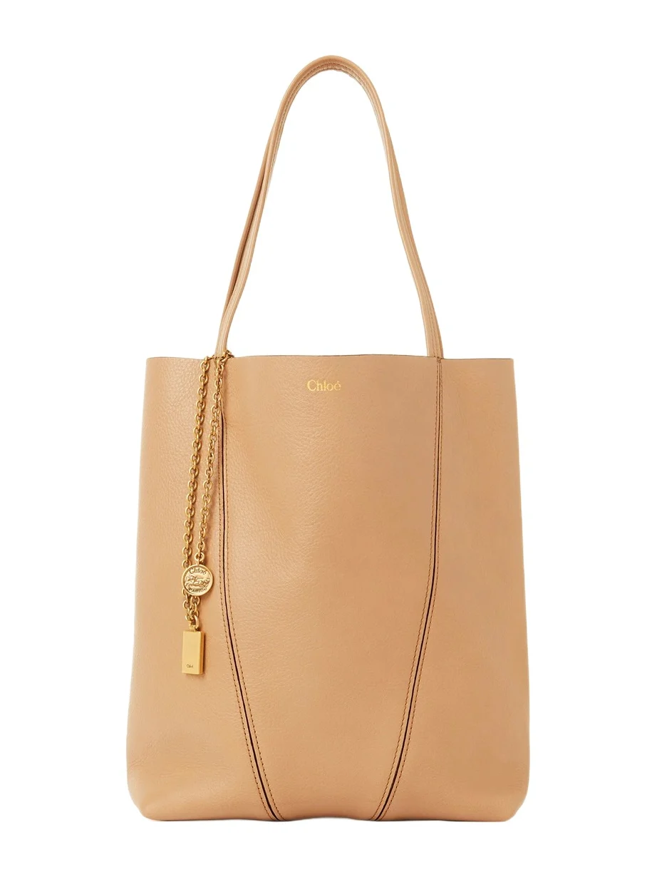 Chloé Chloé Spin tote bag in grained leather