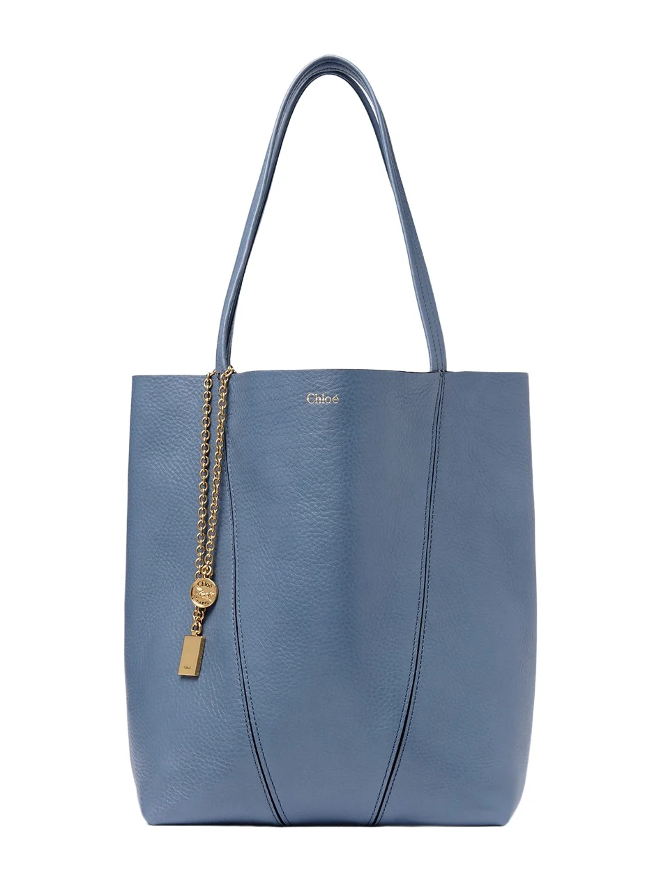 Chloé Chloé Spin tote bag in grained leather