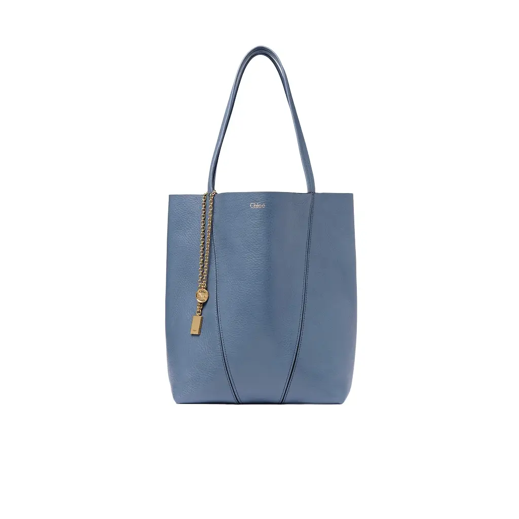 Chloé Chloé Spin tote bag in grained leather | Image 1 Chloé Chloé Spin tote bag in grained leather | Image 1