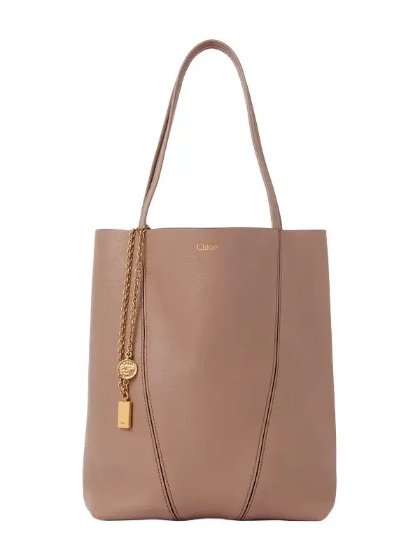 Chloé Chloé Spin tote bag in grained leather