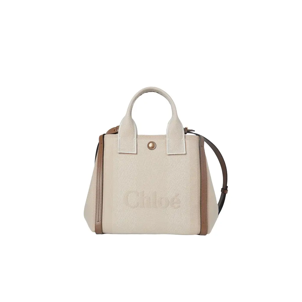 Chloé Small Chloé Carry tote bag in canvas | Image 1 Chloé Small Chloé Carry tote bag in canvas | Image 1