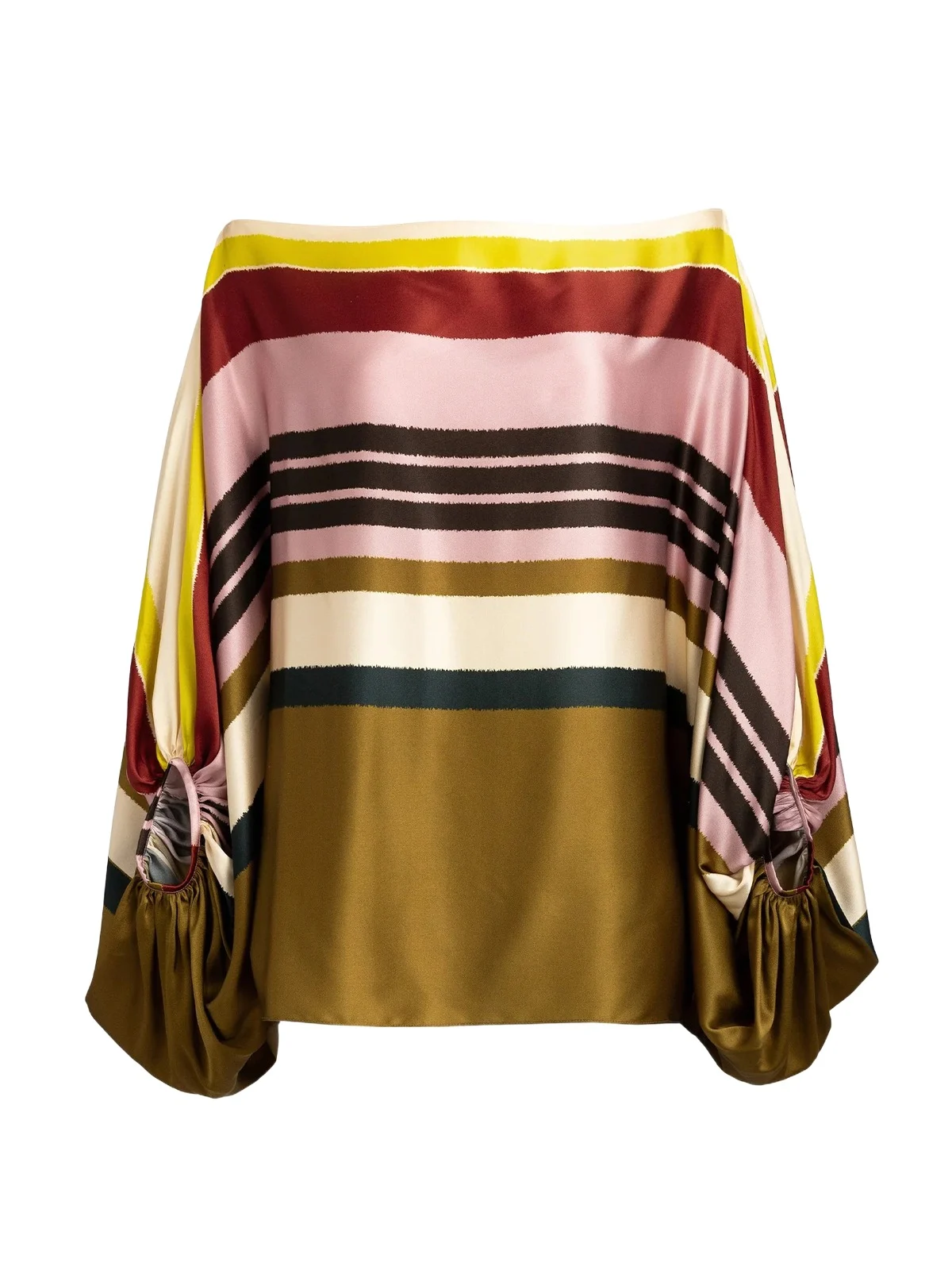 Bellagio Off-Shoulder Silk Blouse Bellagio Off-Shoulder Silk Blouse