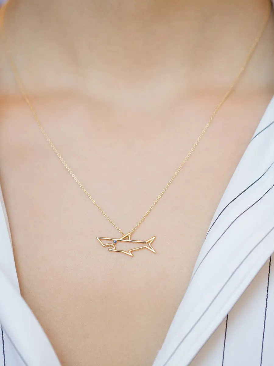 Aliita Blue Sapphire Tiburon Necklace | Thumbnail 2