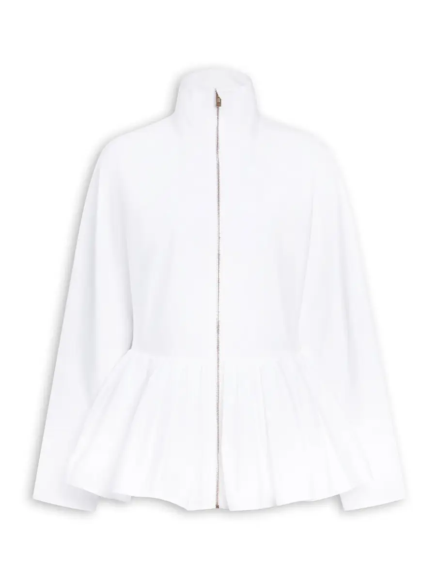 Alaïa Cotton Poplin Peplum Jacket | Image 1 Alaïa Cotton Poplin Peplum Jacket | Image 1