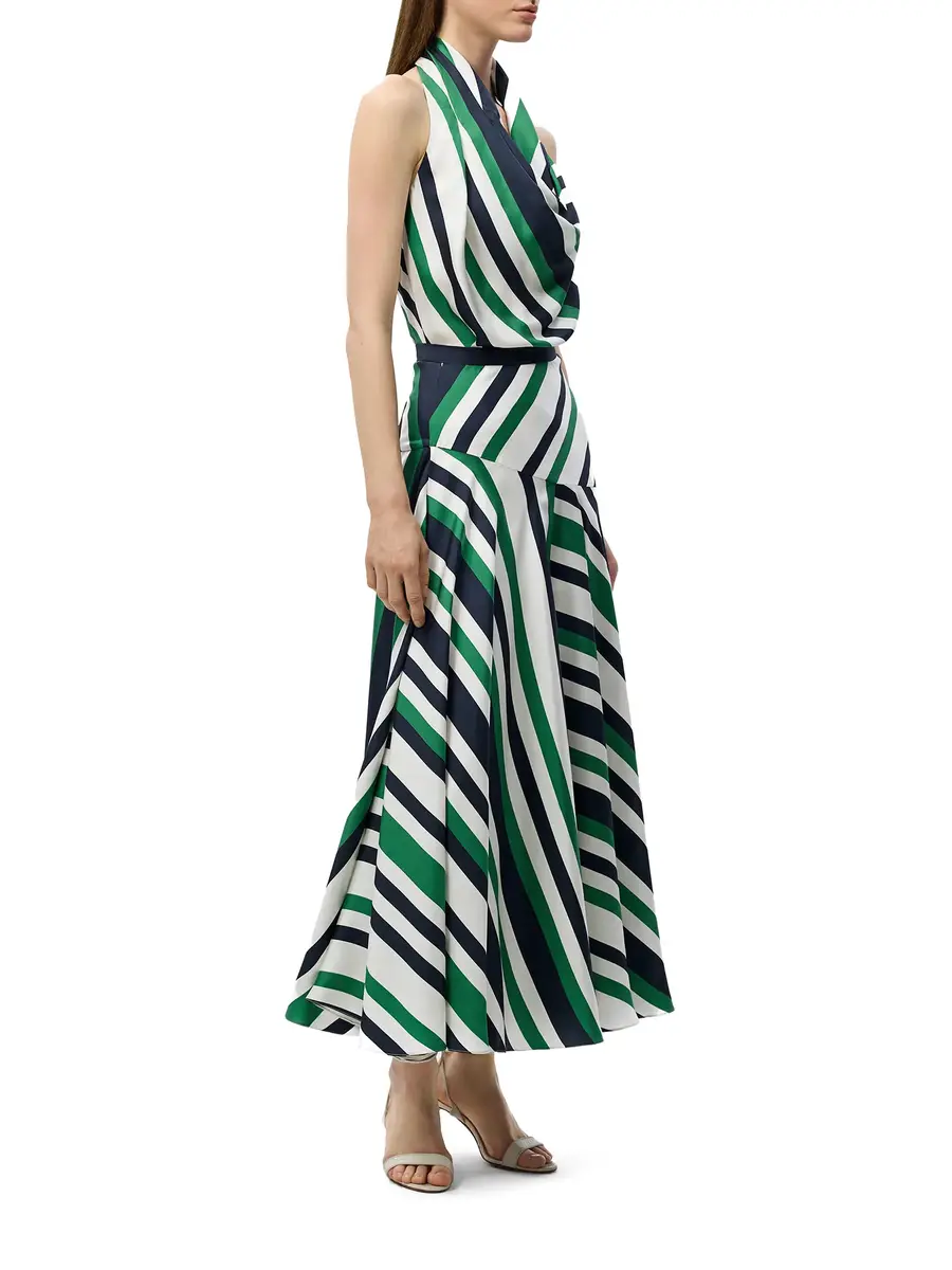 Adam Lippes Cusette Striped Silk Halter Top | Thumbnail 4 Adam Lippes Cusette Striped Silk Halter Top | Thumbnail 4