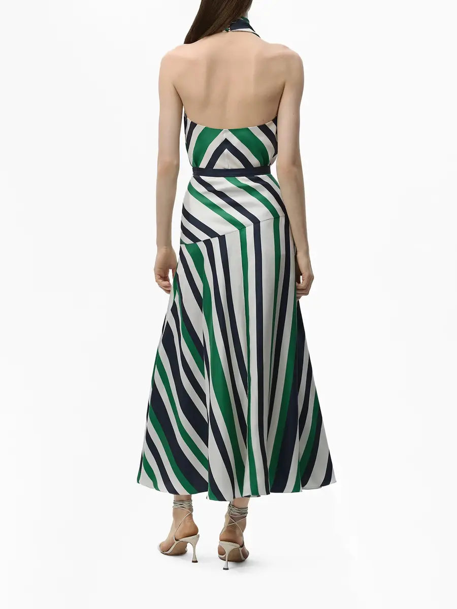 Adam Lippes Cusette Striped Silk Halter Top | Thumbnail 5 Adam Lippes Cusette Striped Silk Halter Top | Thumbnail 5