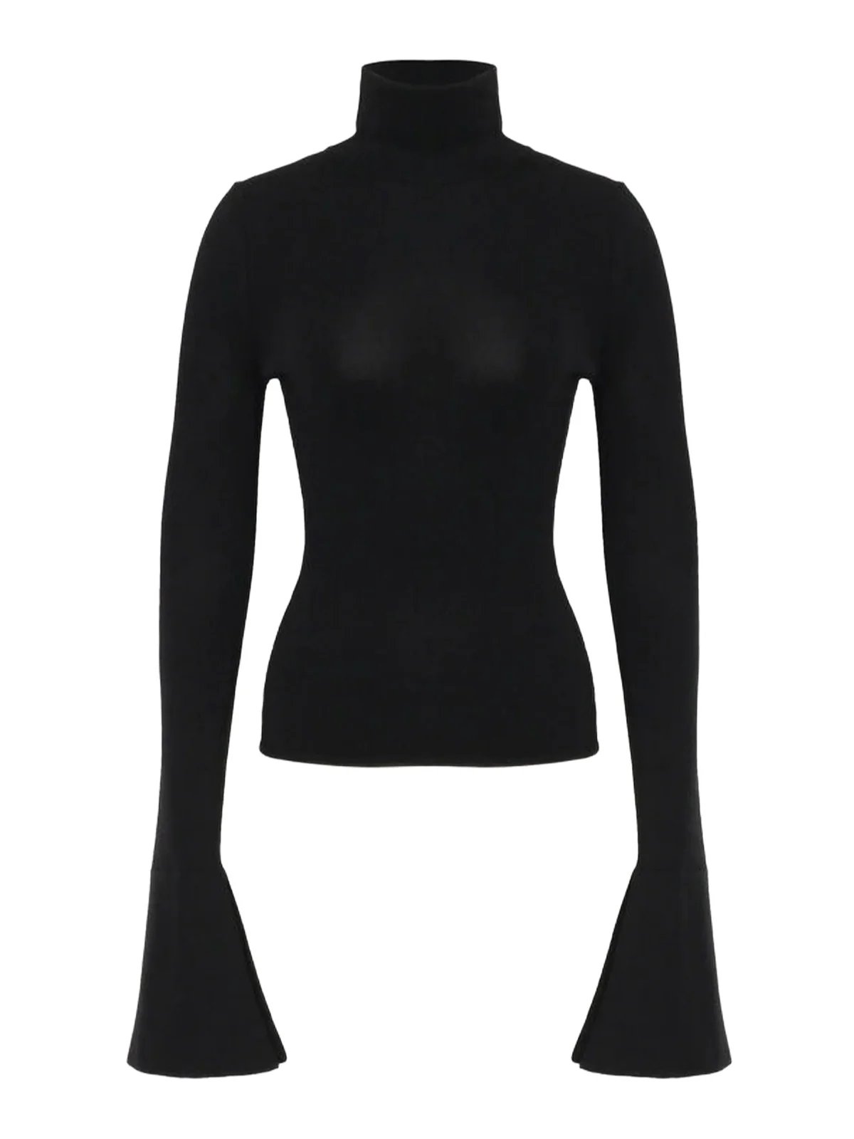 Brandon Maxwell Dawson Knit Turtleneck Top