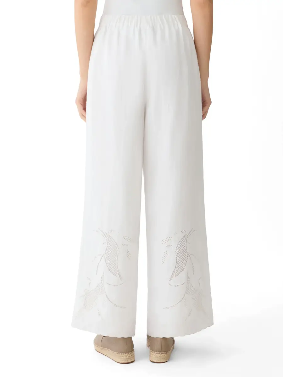 LAFAYETTE 148 Embroidered Riverside Linen Pants | Thumbnail 4 LAFAYETTE 148 Embroidered Riverside Linen Pants | Thumbnail 4