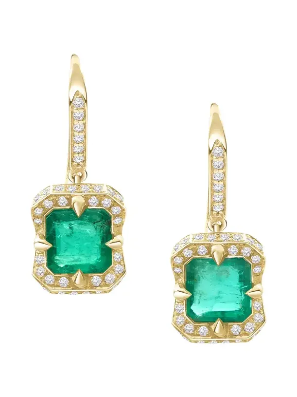 Emerald Aurora Earrings Emerald Aurora Earrings