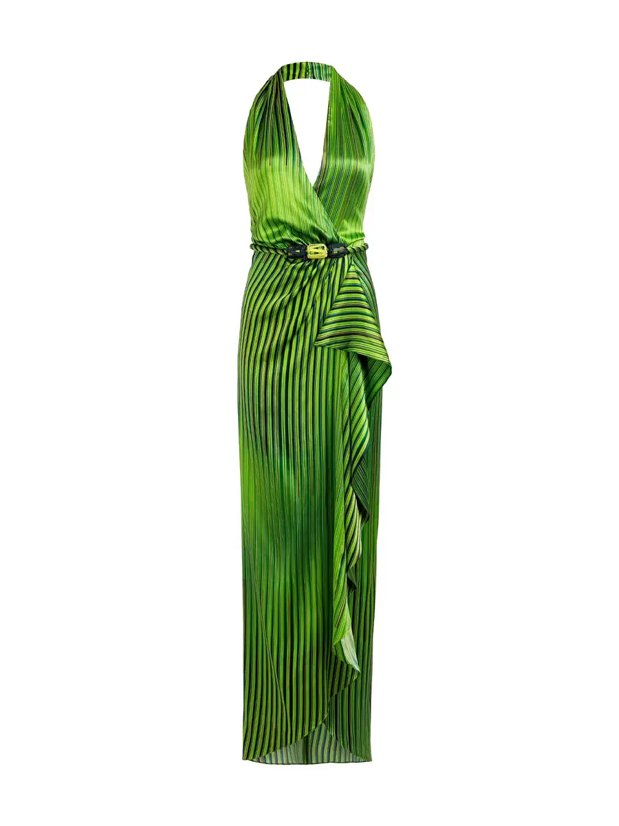 Silvia Tcherassi Gypsy Silk Halter Midi Dress | Image 1 Silvia Tcherassi Gypsy Silk Halter Midi Dress | Image 1