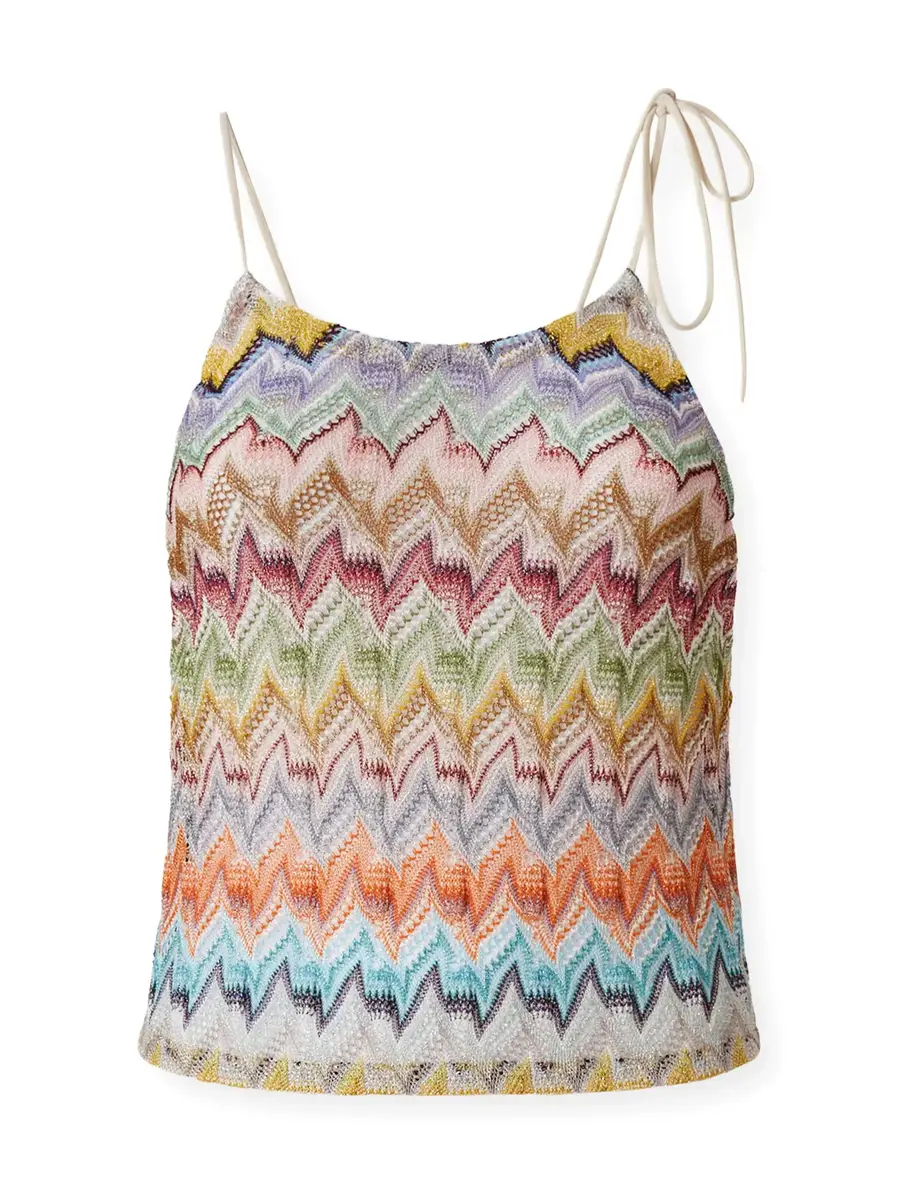Missoni Lamé Cropped Tank | Image 1 Missoni Lamé Cropped Tank | Image 1