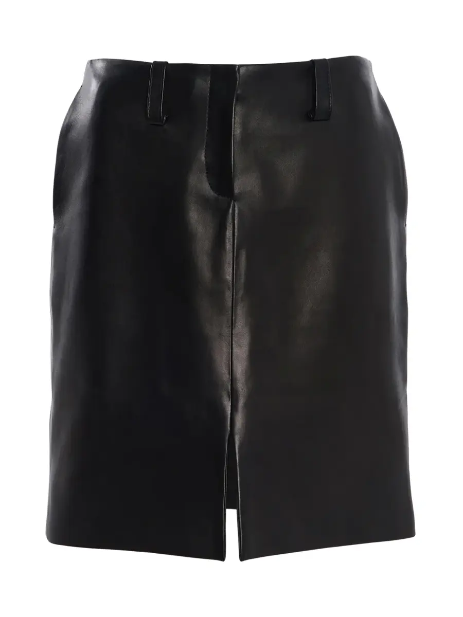 Brandon Maxwell Lex Leather Pencil Skirt | Image 1 Brandon Maxwell Lex Leather Pencil Skirt | Image 1