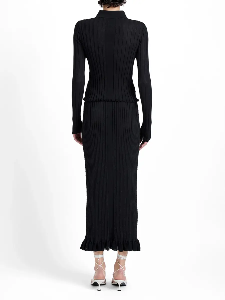 Proenza Schouler Monet Fine Knit Midi Skirt | Thumbnail 4 Proenza Schouler Monet Fine Knit Midi Skirt | Thumbnail 4