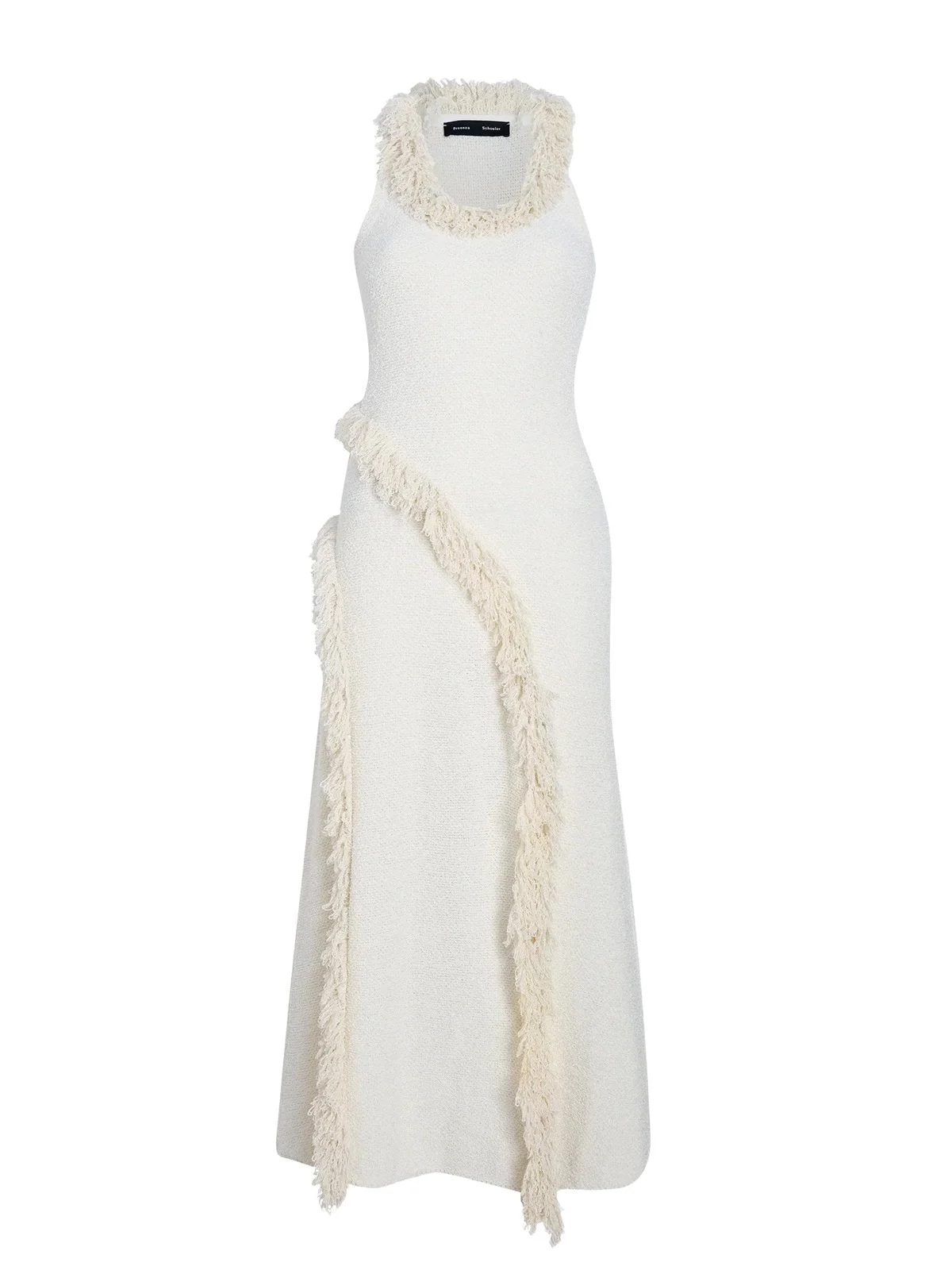 Proenza Schouler Nilo Midi Dress in Textured Wool Jacquard