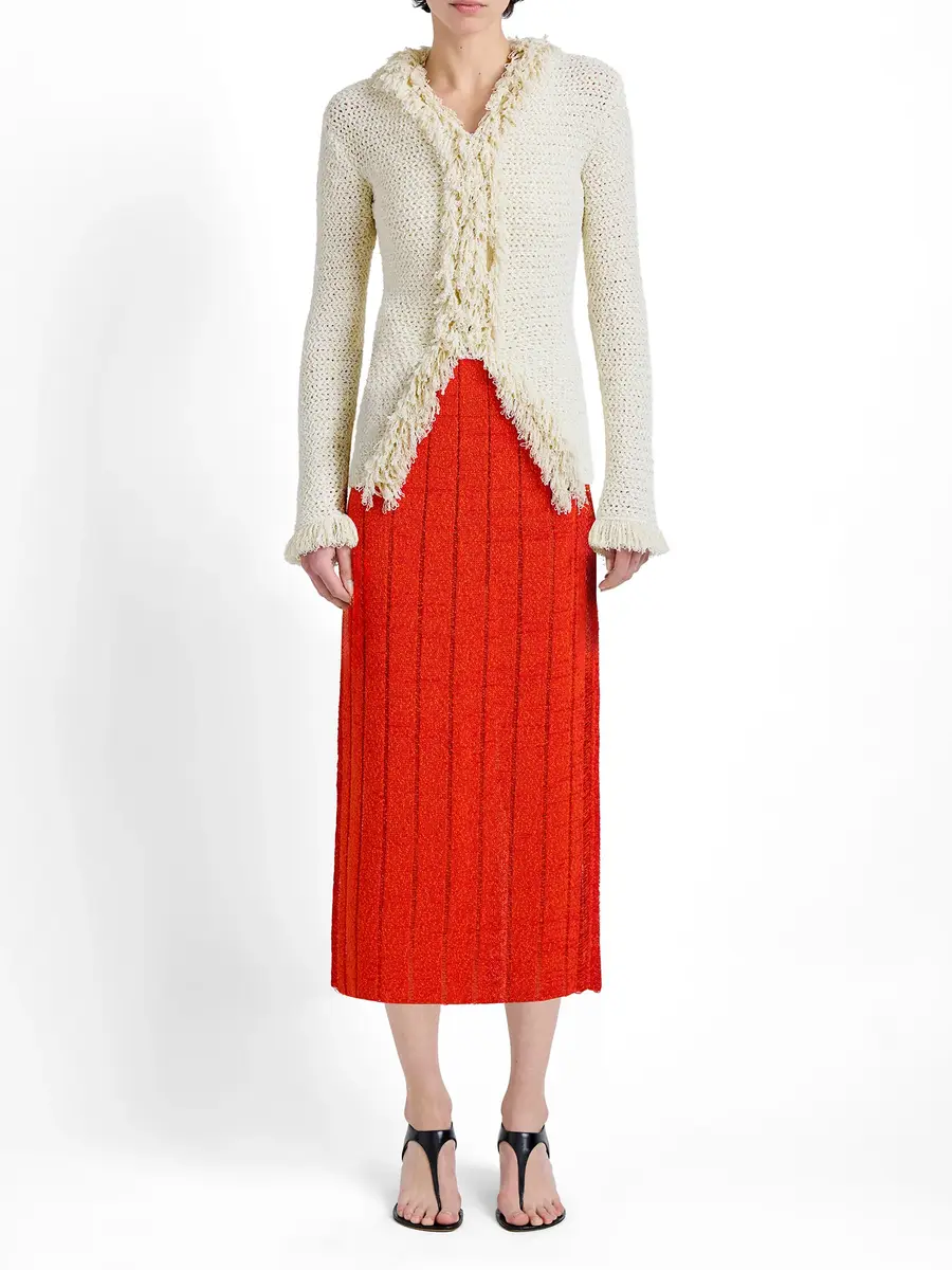 Proenza Schouler Nilo Top in Textured Wool Jacquard | Thumbnail 2