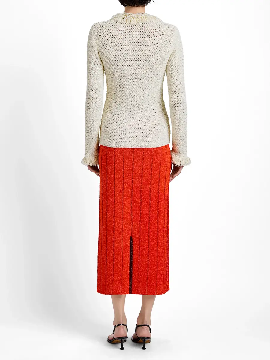Proenza Schouler Nilo Top in Textured Wool Jacquard | Thumbnail 4