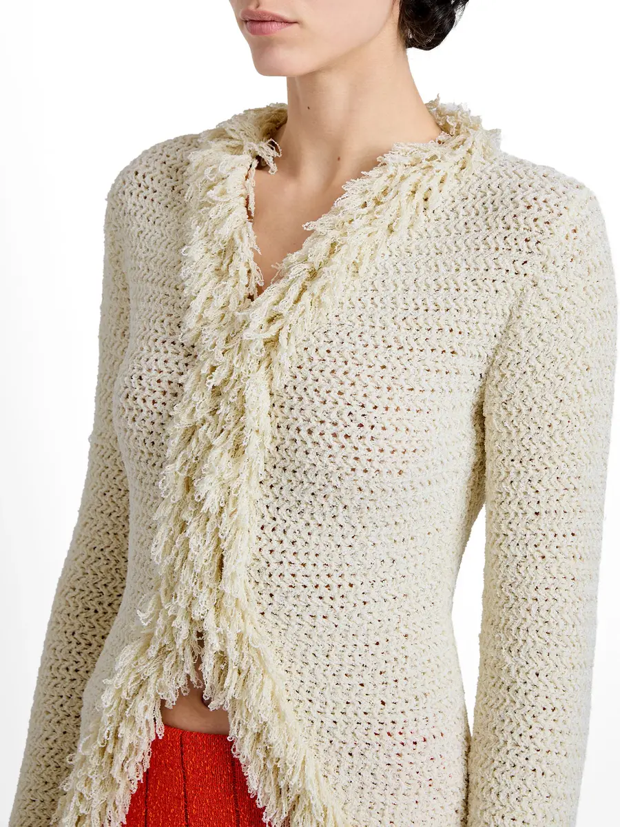 Proenza Schouler Nilo Top in Textured Wool Jacquard | Thumbnail 5