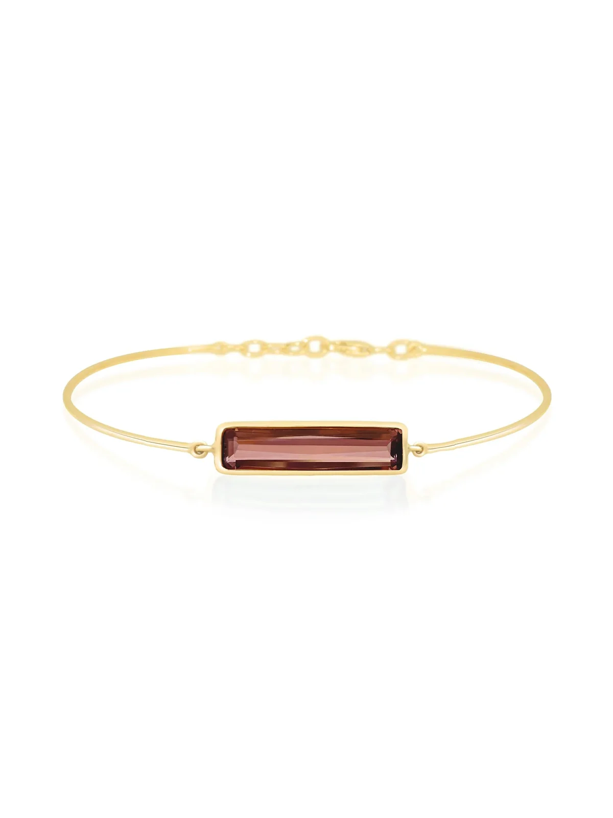 YI COLLECTION Pink Tourmaline Supreme Bangle