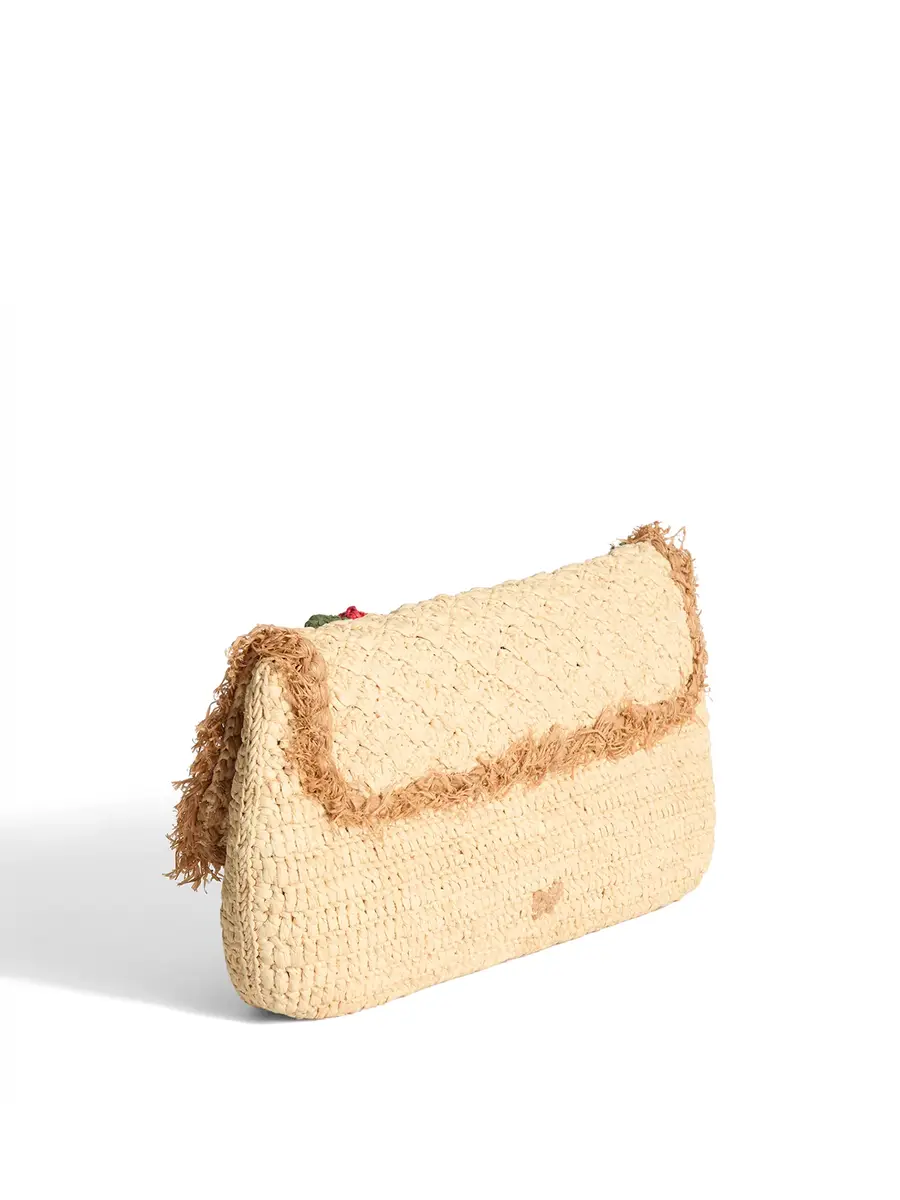 Anya Hindmarch Raffia Cactus Clutch | Thumbnail 2 Anya Hindmarch Raffia Cactus Clutch | Thumbnail 2