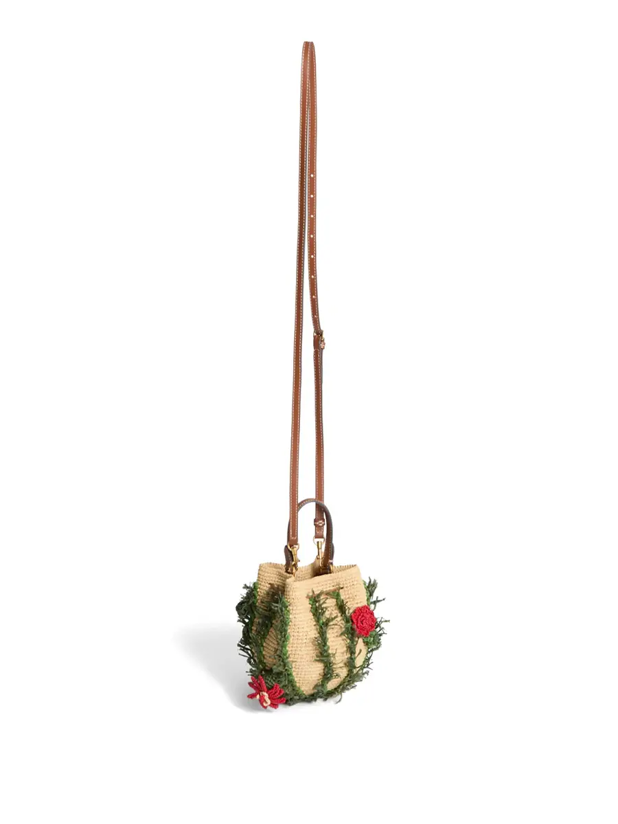 Anya Hindmarch Raffia Cactus Crossbody Bag | Thumbnail 4